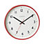 Jones Contemporary Red Quartz Clock