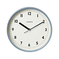 Jones Dime Contemporary Old boat blue Clock