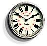Jones Piccadilly Traditional Chrome effect Quartz Clock