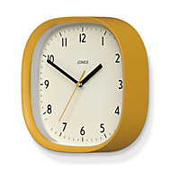 Jones Sprite Contemporary Ochre Quartz Clock
