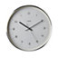 Jones Studio Contemporary Chrome effect Clock
