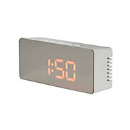 Jones White Quartz Alarm clock