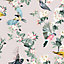 Joules Multicolour Garden birds Smooth Wallpaper