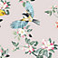 Joules Multicolour Garden birds Smooth Wallpaper