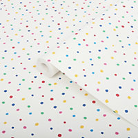 Joules Multicolour Spot Smooth Wallpaper