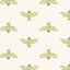 Joules Yellow Bee Smooth Wallpaper