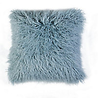 Joyau Blue Fur Indoor Cushion (L)45cm x (W)45cm
