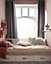 Joyau Pink Faux fur Indoor Cushion (L)45cm x (W)45cm