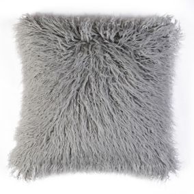Joyau Violet Fur Indoor Cushion (L)45cm x (W)45cm