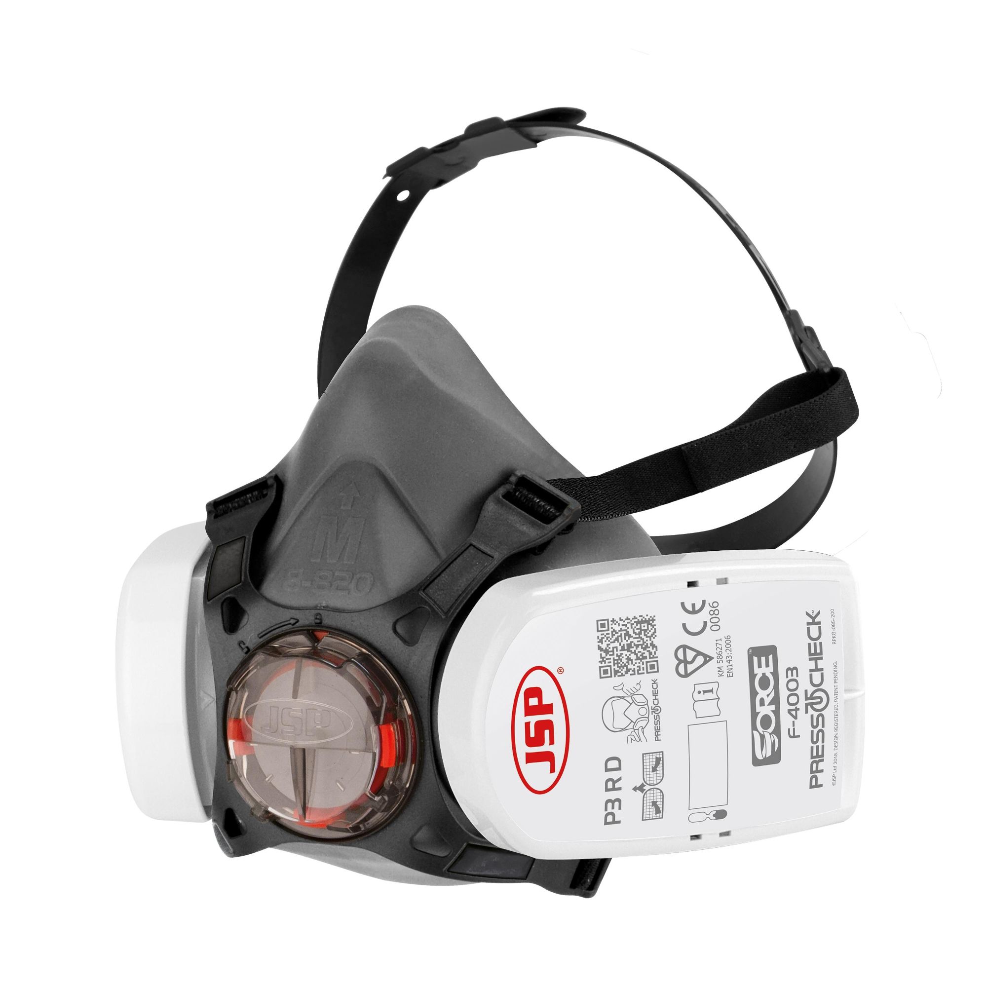 JSP Force 8 P3R Valved Half mask