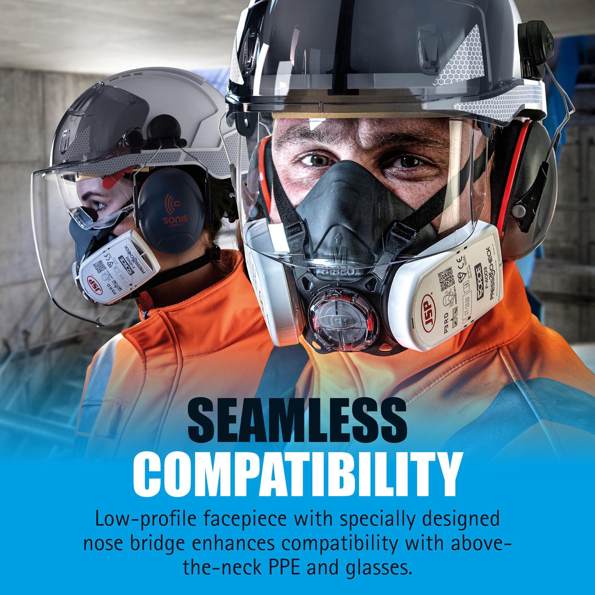 JSP Force 8 P3R Valved Half mask