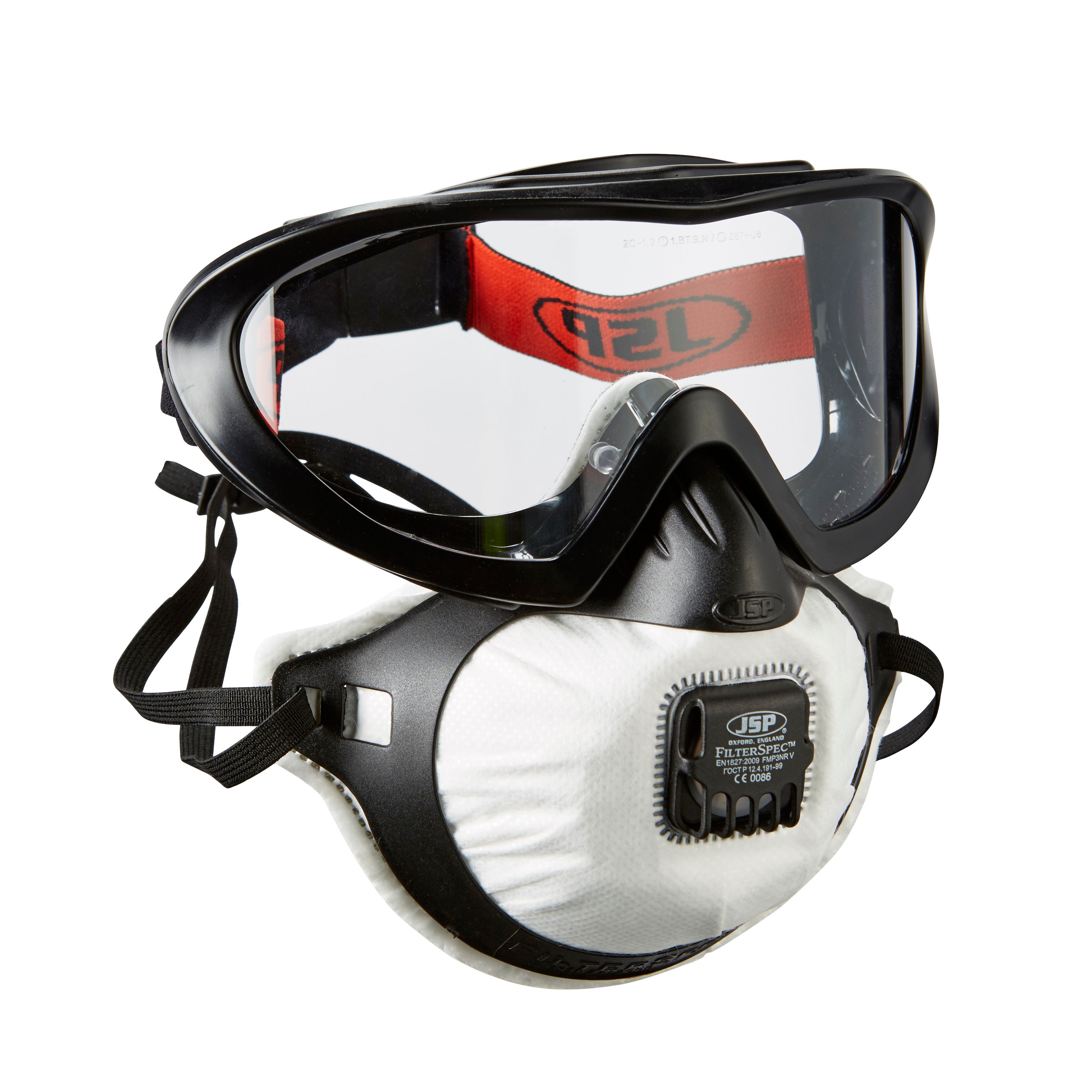 JSP Reusable eye & respiratory combi kit Filterspec® Pro with FFP3 Mask