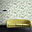 Julien MacDonald Gilded feather Green & teal Wallpaper