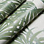 Julien MacDonald Honolulu Palm green Glitter effect Foliage Textured Wallpaper Sample
