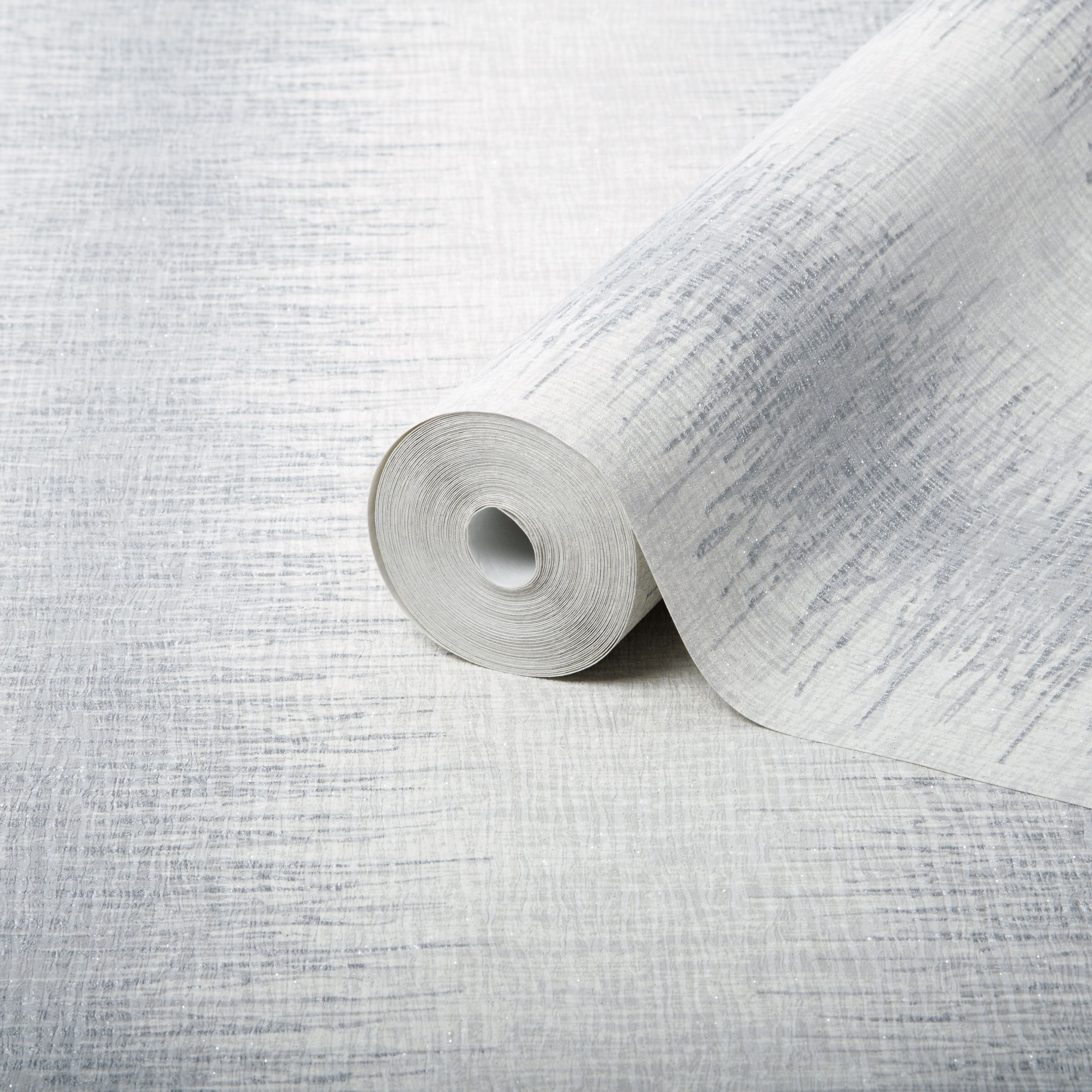 Julien MacDonald Illusion Silver glitter effect Striped Embossed