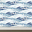 K2 Lighthouse Blue Nautical Smooth Wallpaper