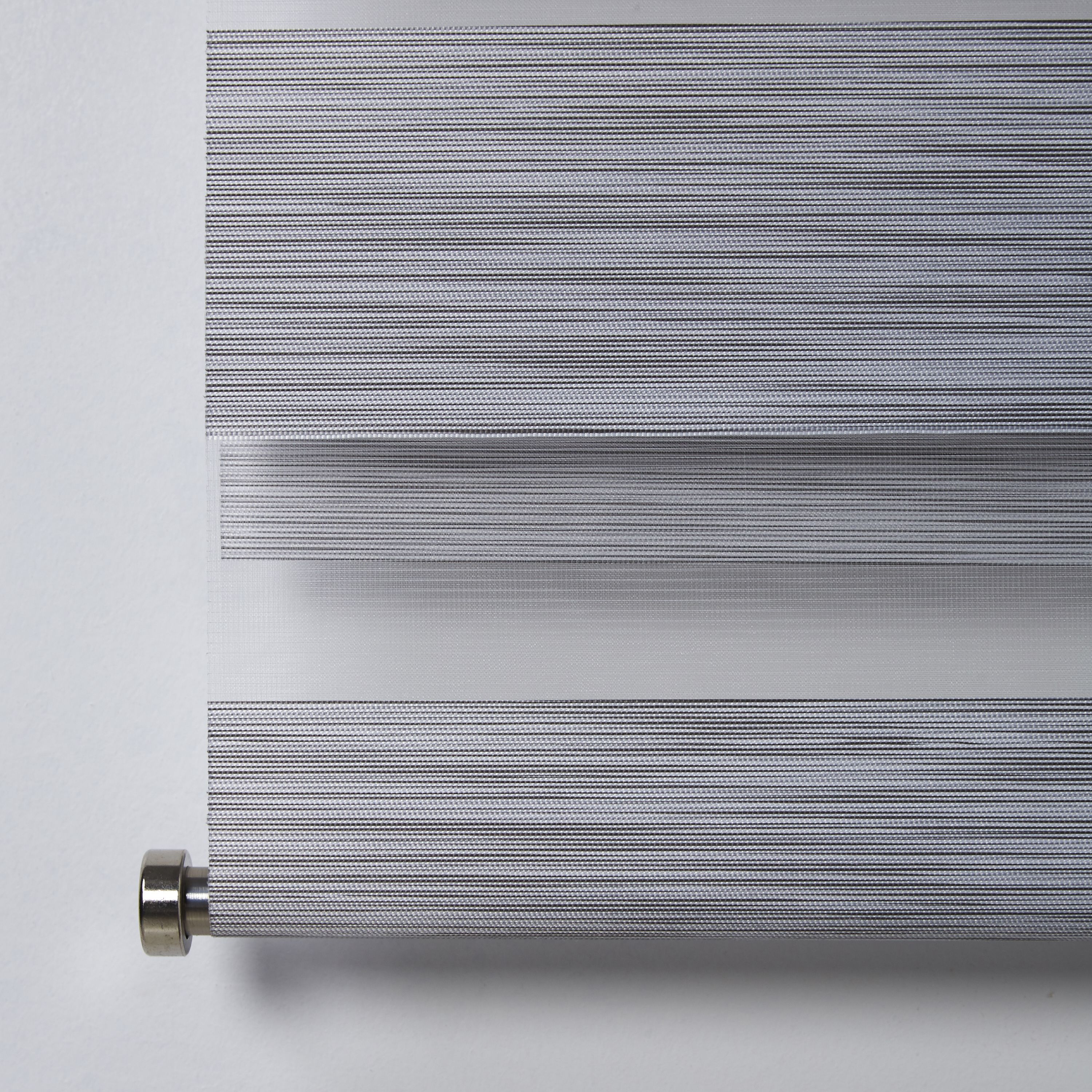 Kala Corded Grey Striped Day & night Roller Blind (W)180cm (L)240cm - 5