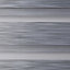 Kala Corded Grey Striped Day & night Roller Blind (W)90cm (L)180cm