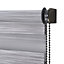 Kala Corded Grey Striped Day & night Roller Blind (W)90cm (L)180cm