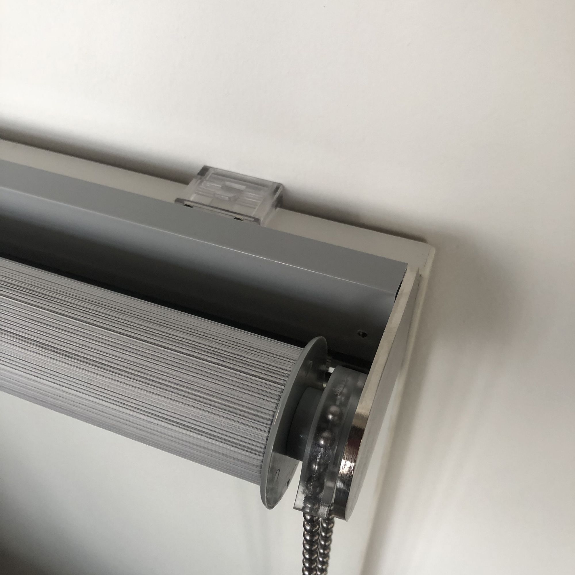 Kala Corded Grey Striped Day & night Roller Blind (W)90cm (L)240cm - 7