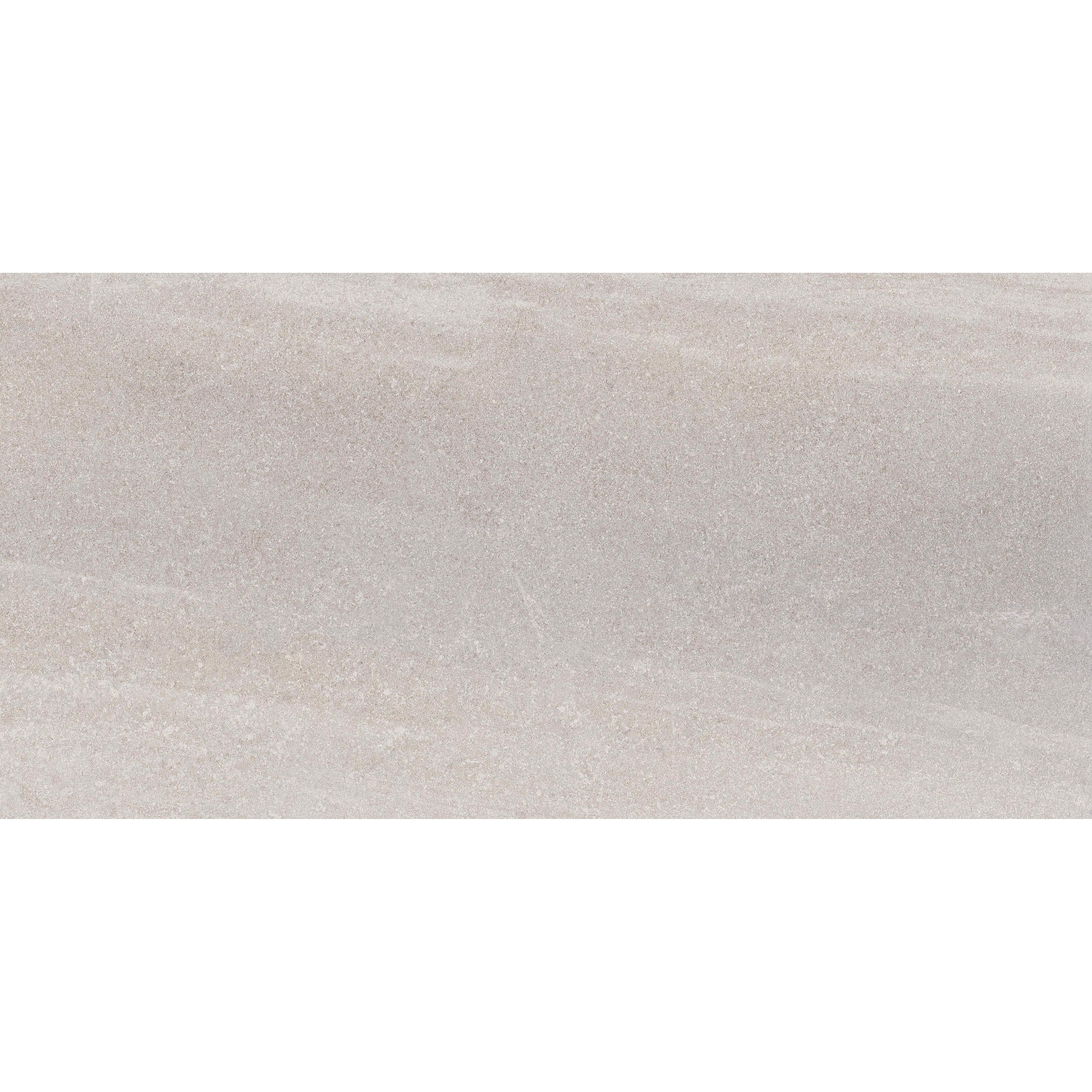 Kale Avalon Grey Matt Stone effect Textured Porcelain Indoor Wall & floor Tile, Pack of 6, (L)600mm (W)300mm