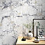Kale Calcutta White & Gold Matt Marble effect Ceramic Indoor Wall & floor tile, Pack of 6, (L)600mm (W)300mm