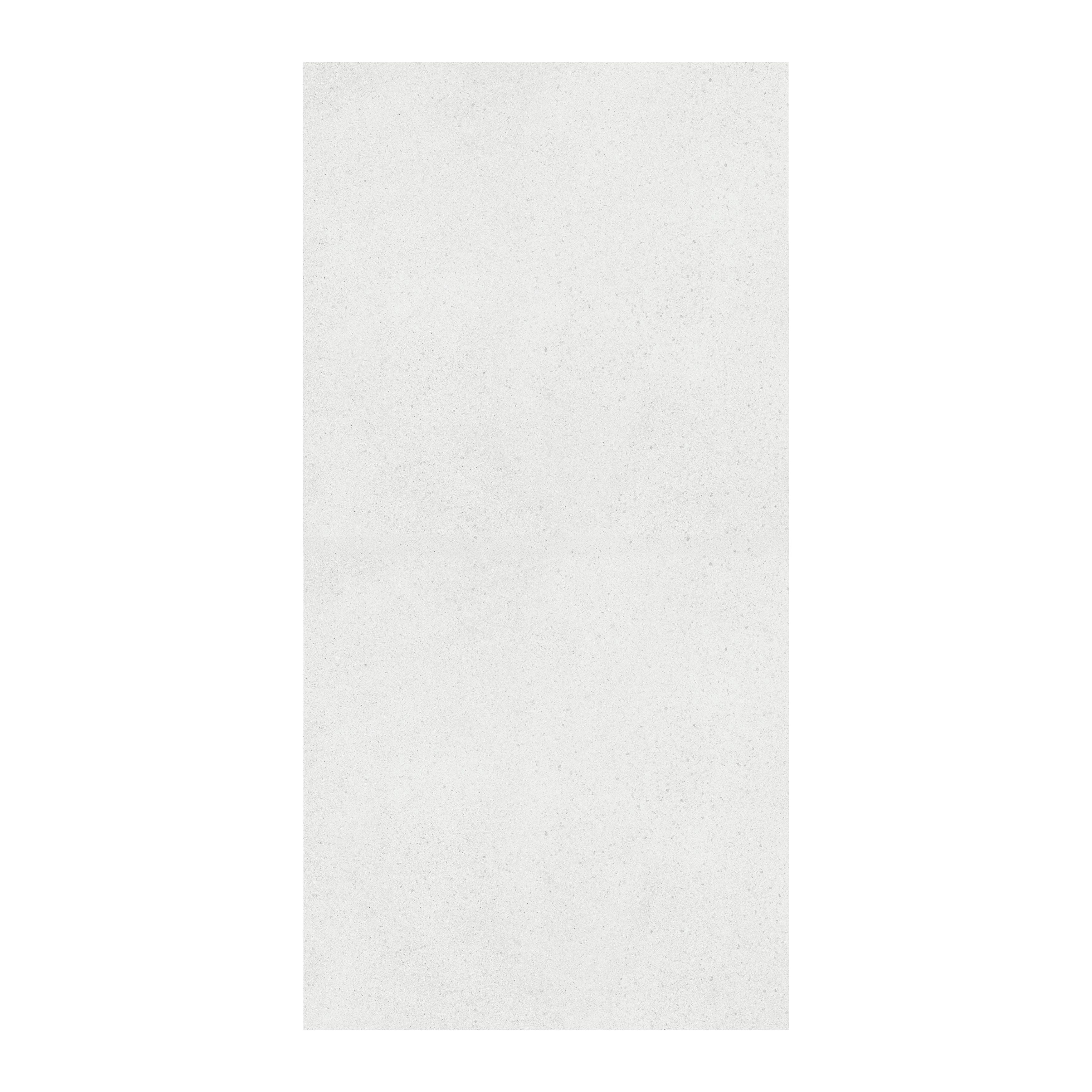 Kale Capri White Matt Limestone effect Ceramic Indoor Wall tile, Pack of 6, (L)600mm (W)300mm