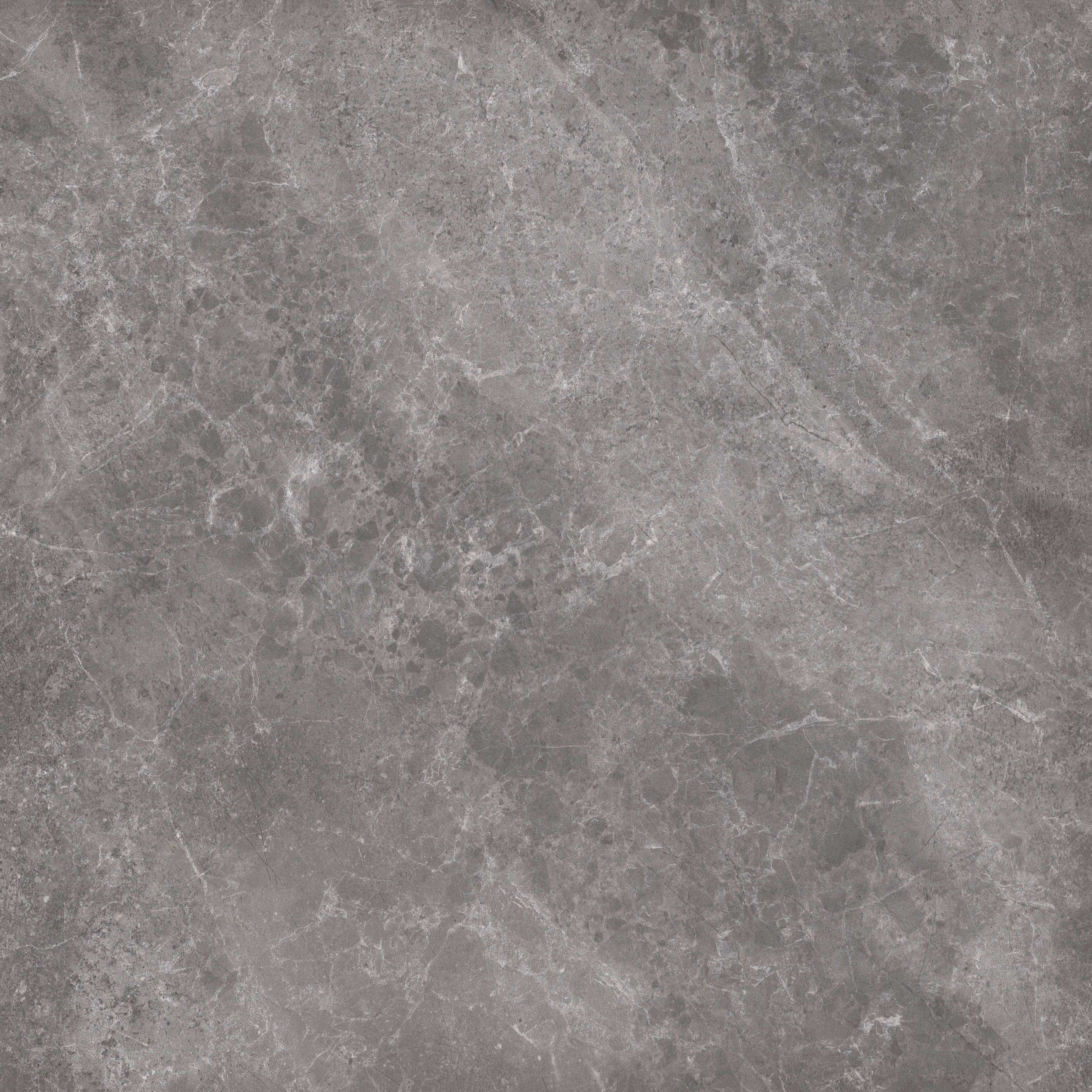 Kale Moonstone Anthracite Semi-gloss Stone effect Textured Porcelain Indoor Wall & floor tile, Pack of 3, (L)600mm (W)600mm