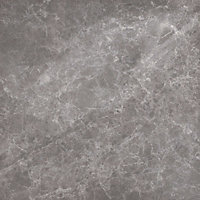 Kale Moonstone Antracite Charcoal Semi-gloss Stone effect Textured Porcelain Indoor Wall & floor Tile Sample