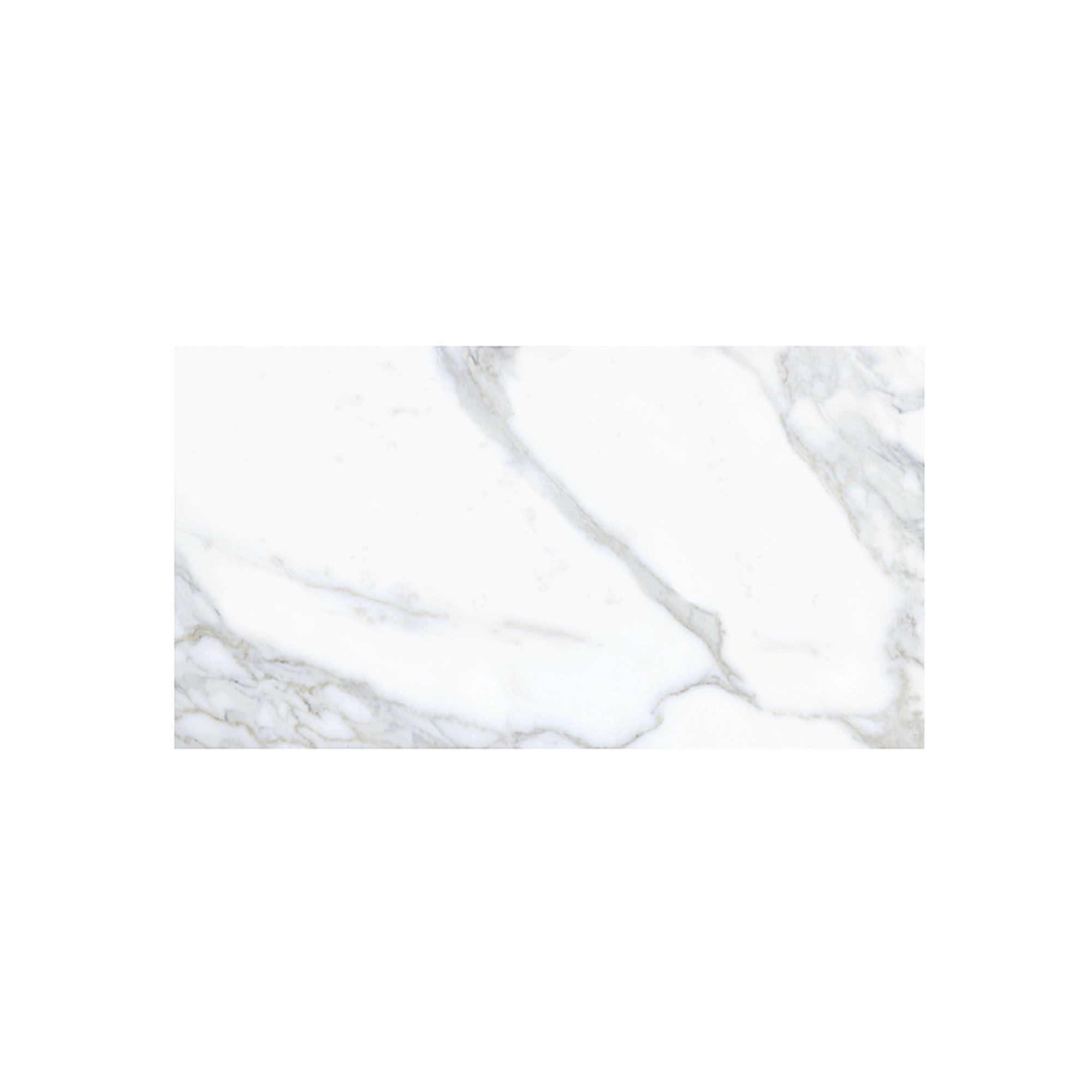 Kale Nora white Matt Marble effect Ceramic Indoor Wall & floor Tile, Pack of 6, (L)600mm (W)300mm