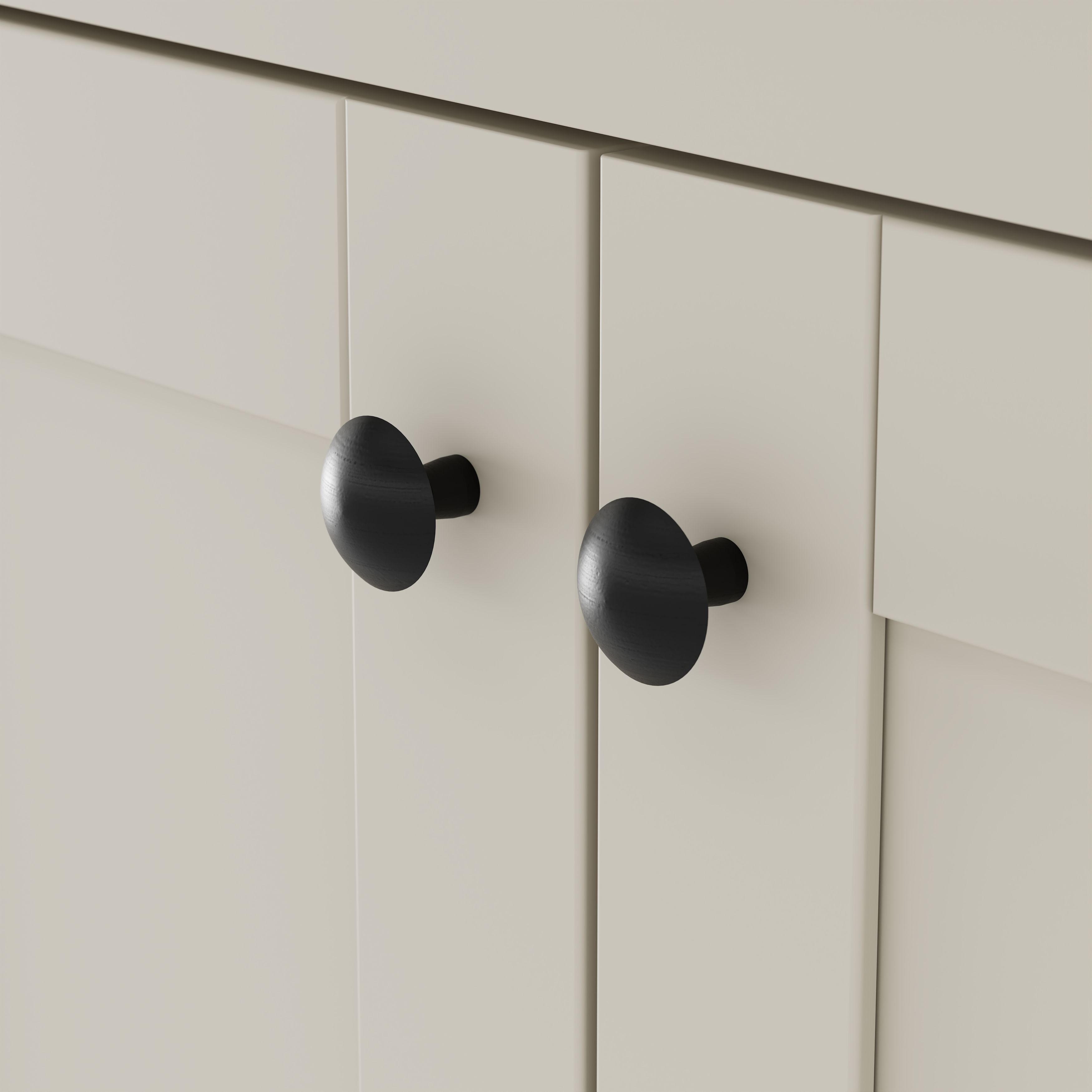 Kalena Matt Pebble Freestanding Vanity unit & basin set (W)550mm (H)874mm