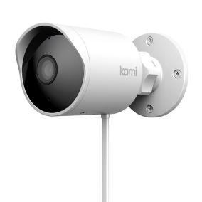 Kami Wired Outdoor Smart IP camera in White
