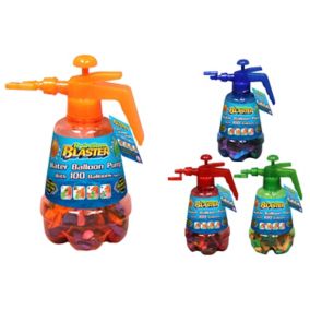 KandyToys Orange, blue, red & green Garden Water balloon pump