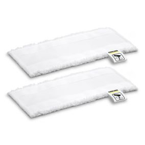 Kärcher Steam cleaner Fitted cleaning cloth, Pack of 2