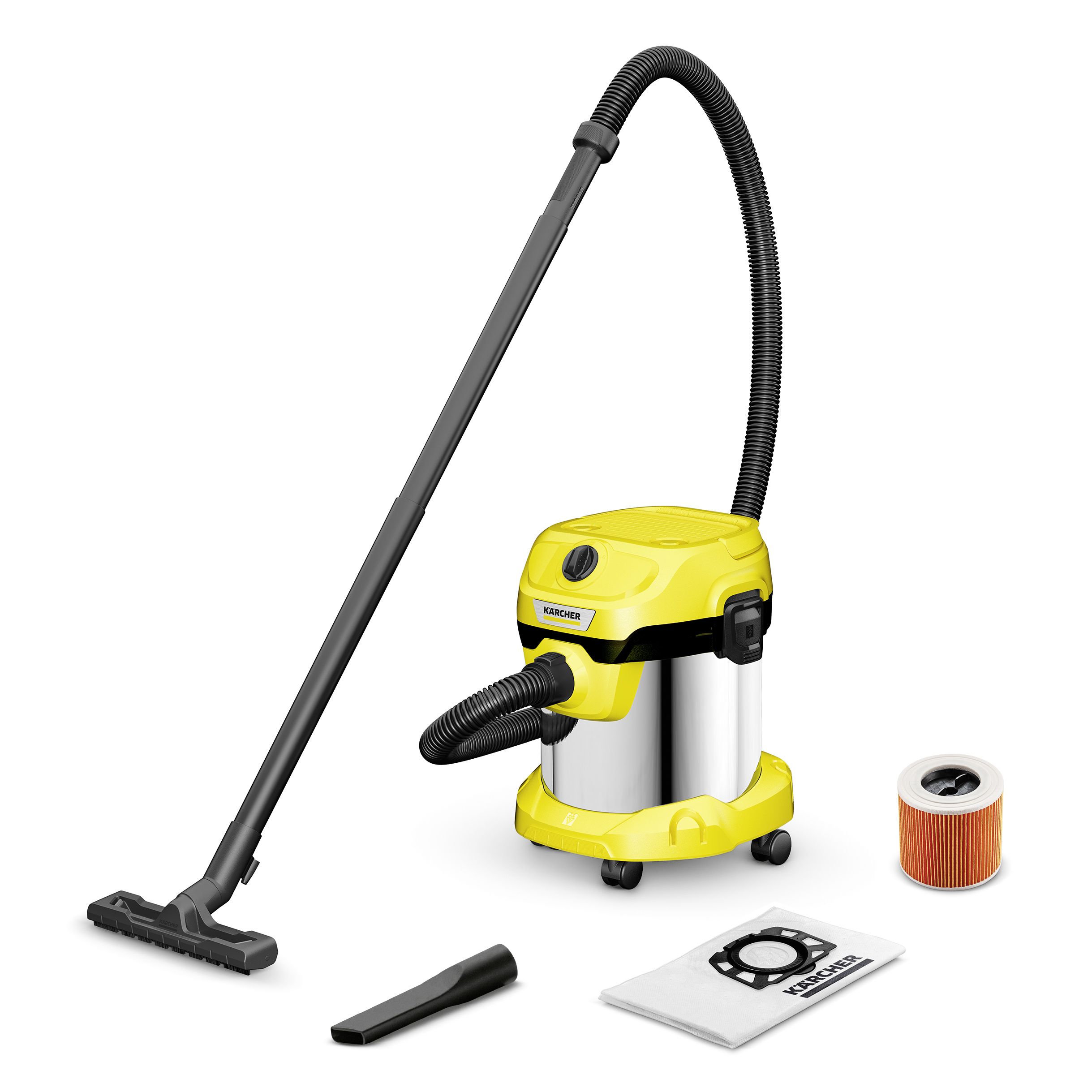 Kärcher WD 2 Plus 1.628-055.0 Corded Wet & dry vacuum, 15L