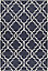 Kayla Geometric Blue, grey & white Reversible Indoor & outdoor Rug 170cmx120cm