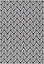 Kayla Geometric Grey & white Reversible Indoor & outdoor Rug 170cmx120cm