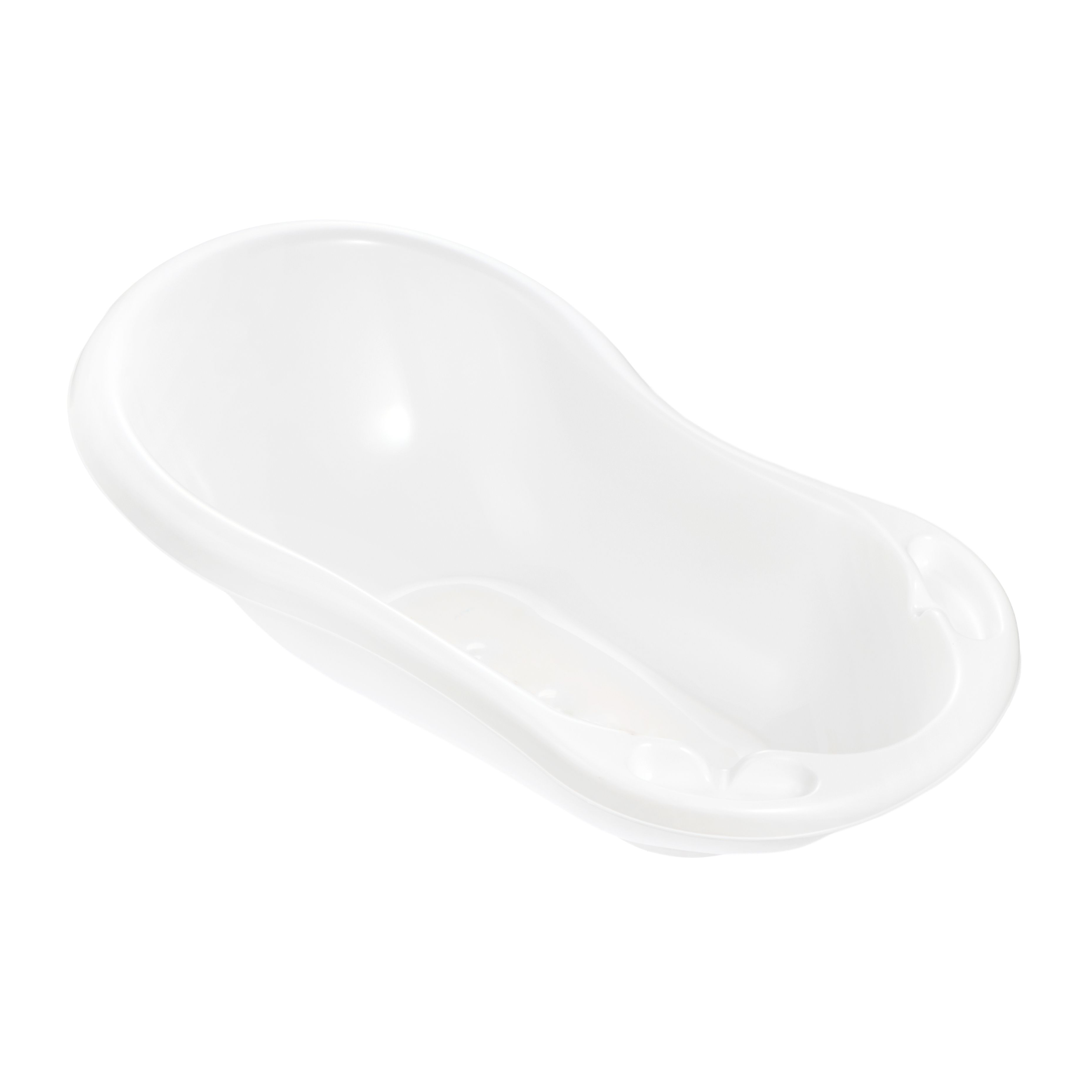 Keeeper Maria White Roll-top Freestanding Bath (L)84cm (W)49cm