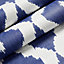 Kelly Hoppen Blue & white Geometric Wallpaper