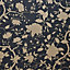 Kelly Hoppen Charcoal Floral Wallpaper