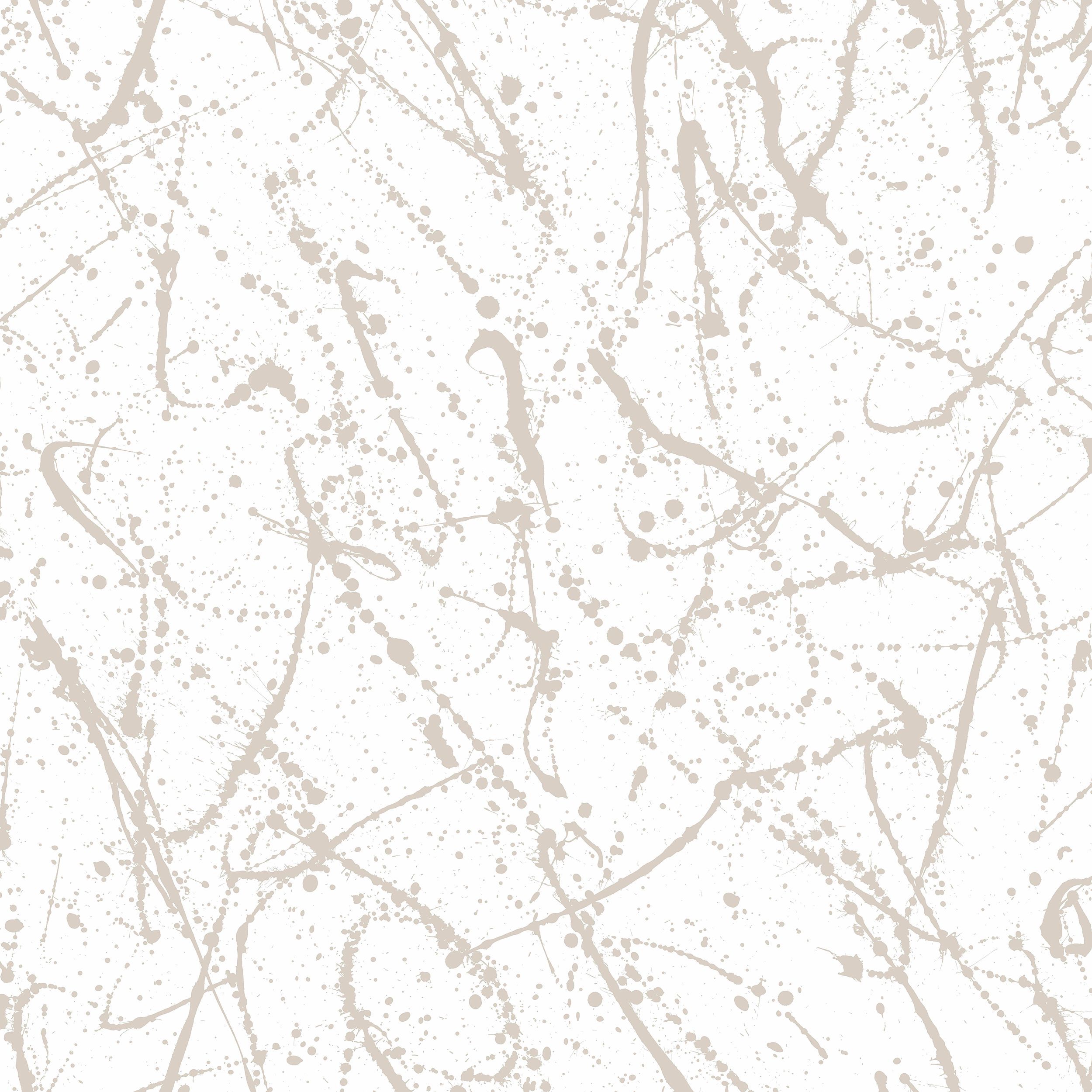 Kelly Hoppen Metallic effect Paint splatter Smooth Wallpaper