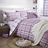 Kelso Check Heather Double Bedding set