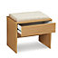 Kendal Oak effect Dressing table stool