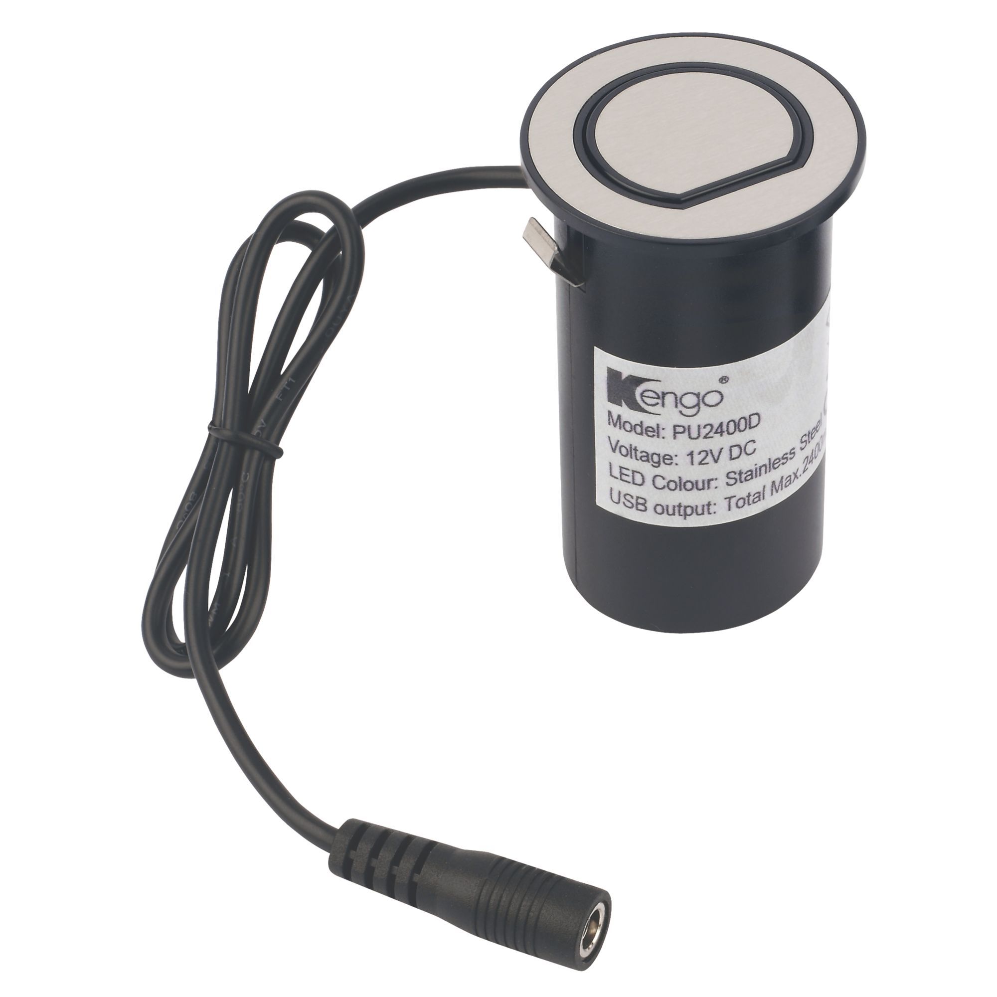 Kengo Inset desktop socket with USB