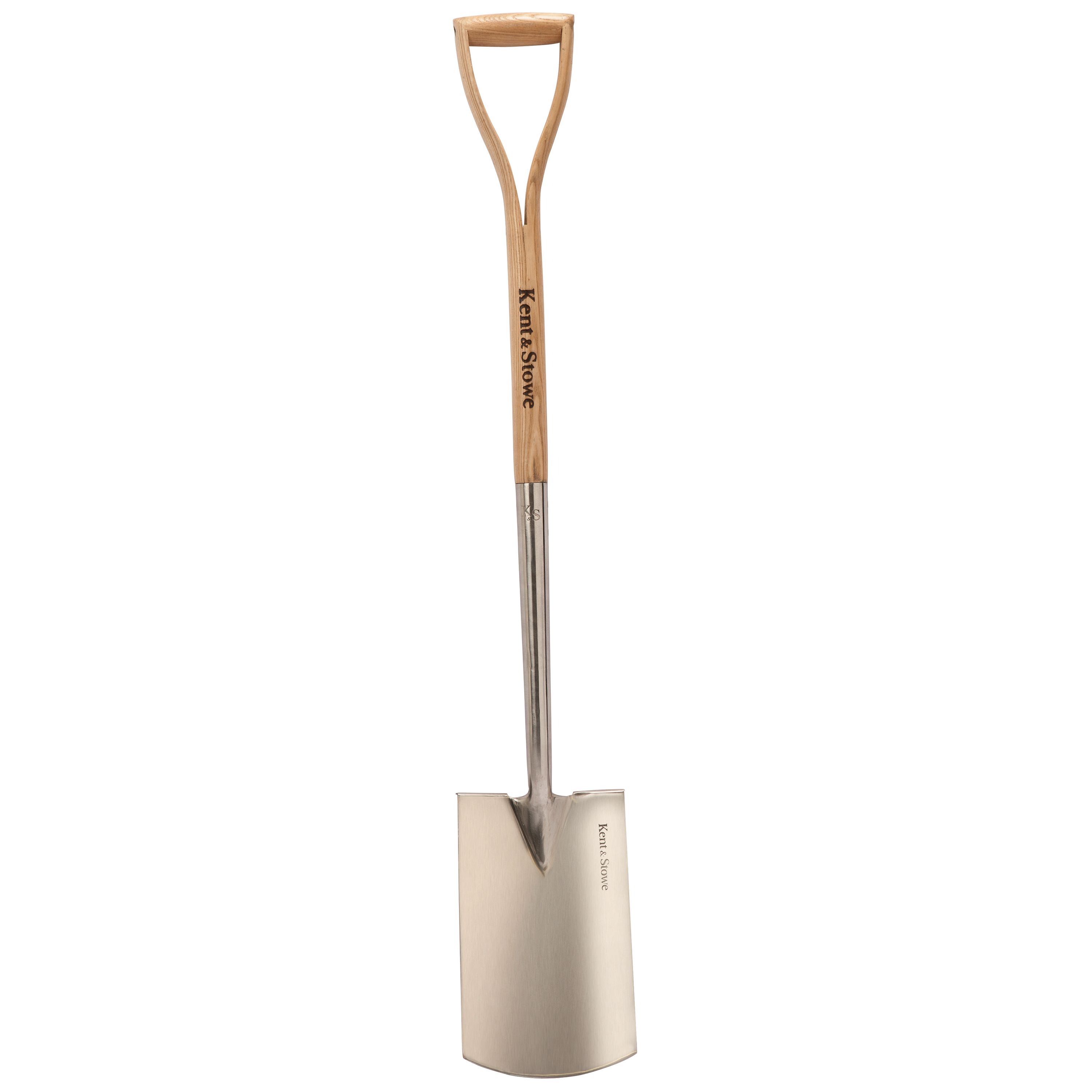 Kent & Stowe Garden Digging Tools Metal Rounded Digging Spade (L) 1100mm x (W) 180mm