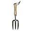 Kent & Stowe Stainless Steel & Wood Hand fork (H) 330mm x (W) 85mm