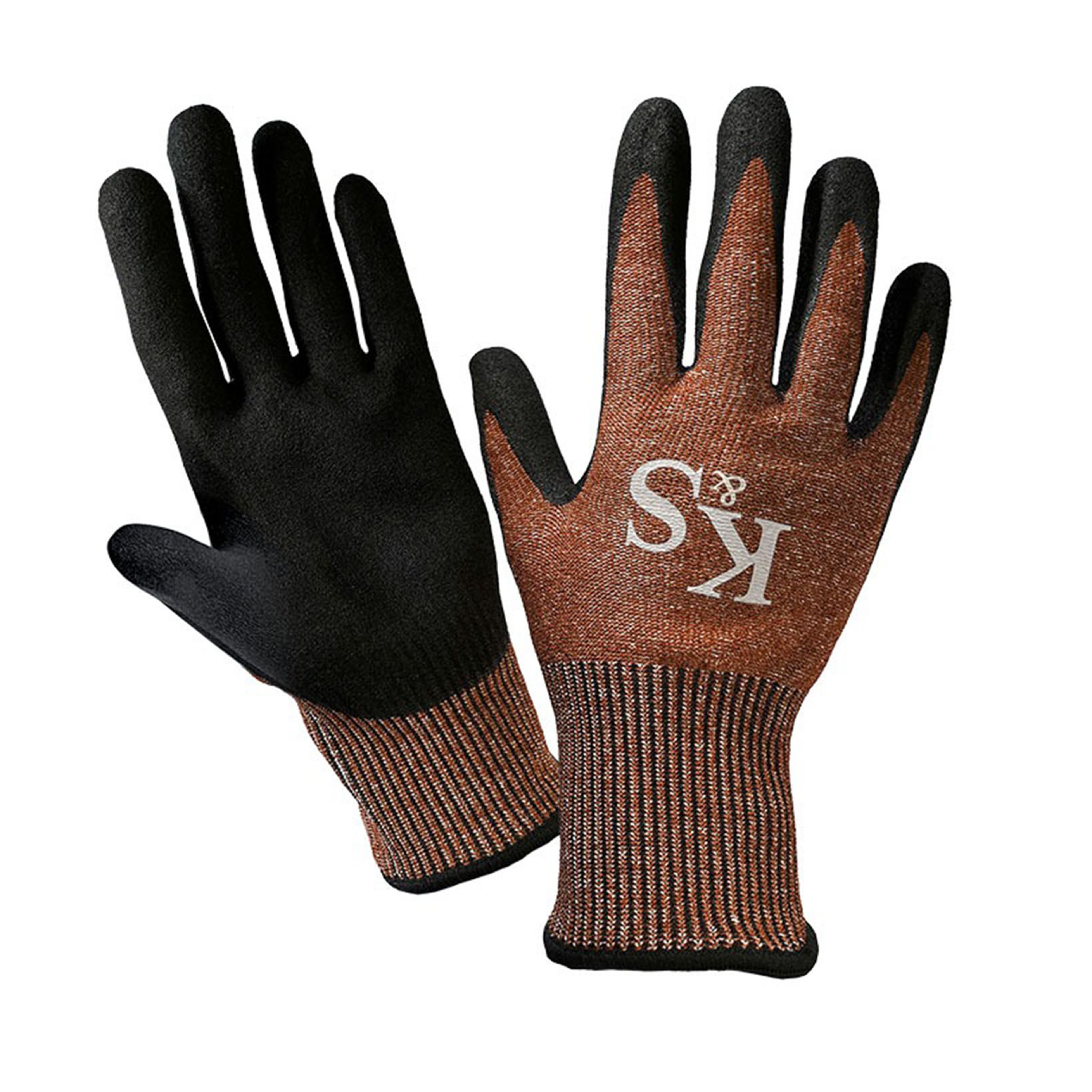 Kent & Stowe SureFit Nitrile Copper Gardening gloves Large, Pair