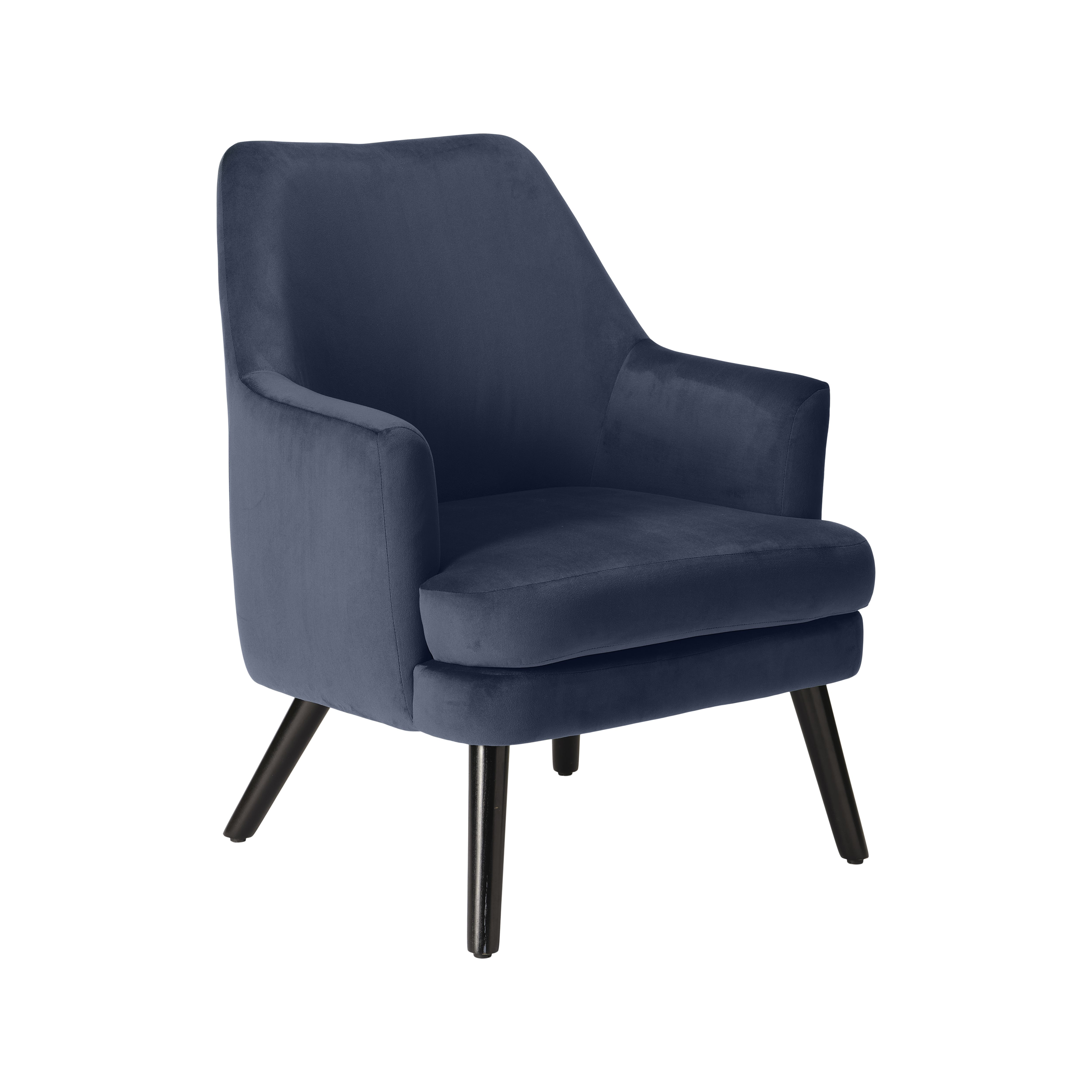 Velvet chair online b&q