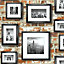 Kerneri Multicolour New York Brick effect Smooth Wallpaper Sample