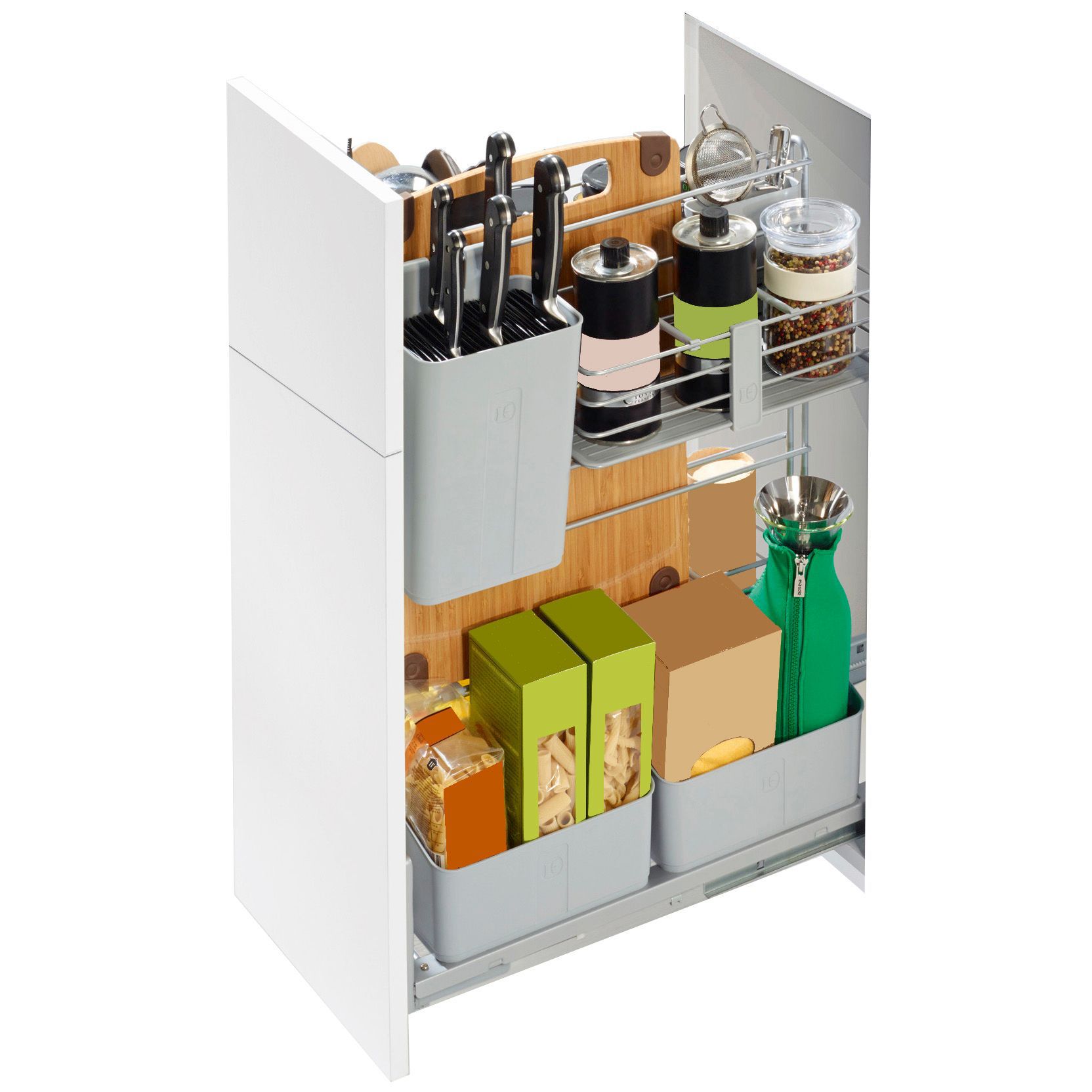 Kesseböhmer Base Storage system, (H)625mm (W)260mm DIY at B&Q